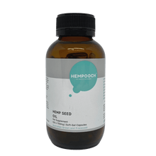 Load image into Gallery viewer, Hempooch™ Hemp Seed Oil Soft Gel Capsules Bottle