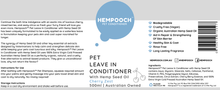 Load image into Gallery viewer, Hempooch™ Pet Leave In Conditioner with Hemp Seed Oil - Cherry Zest 500ml
